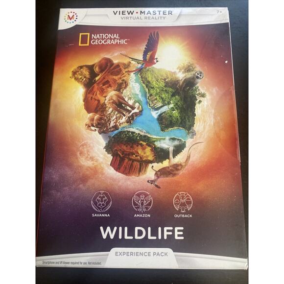Mattel View Master Virtual Reality Wildlife VR Experience Pack Brand New - Picture 1 of 6